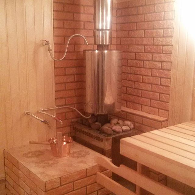 дымоходный бак печи