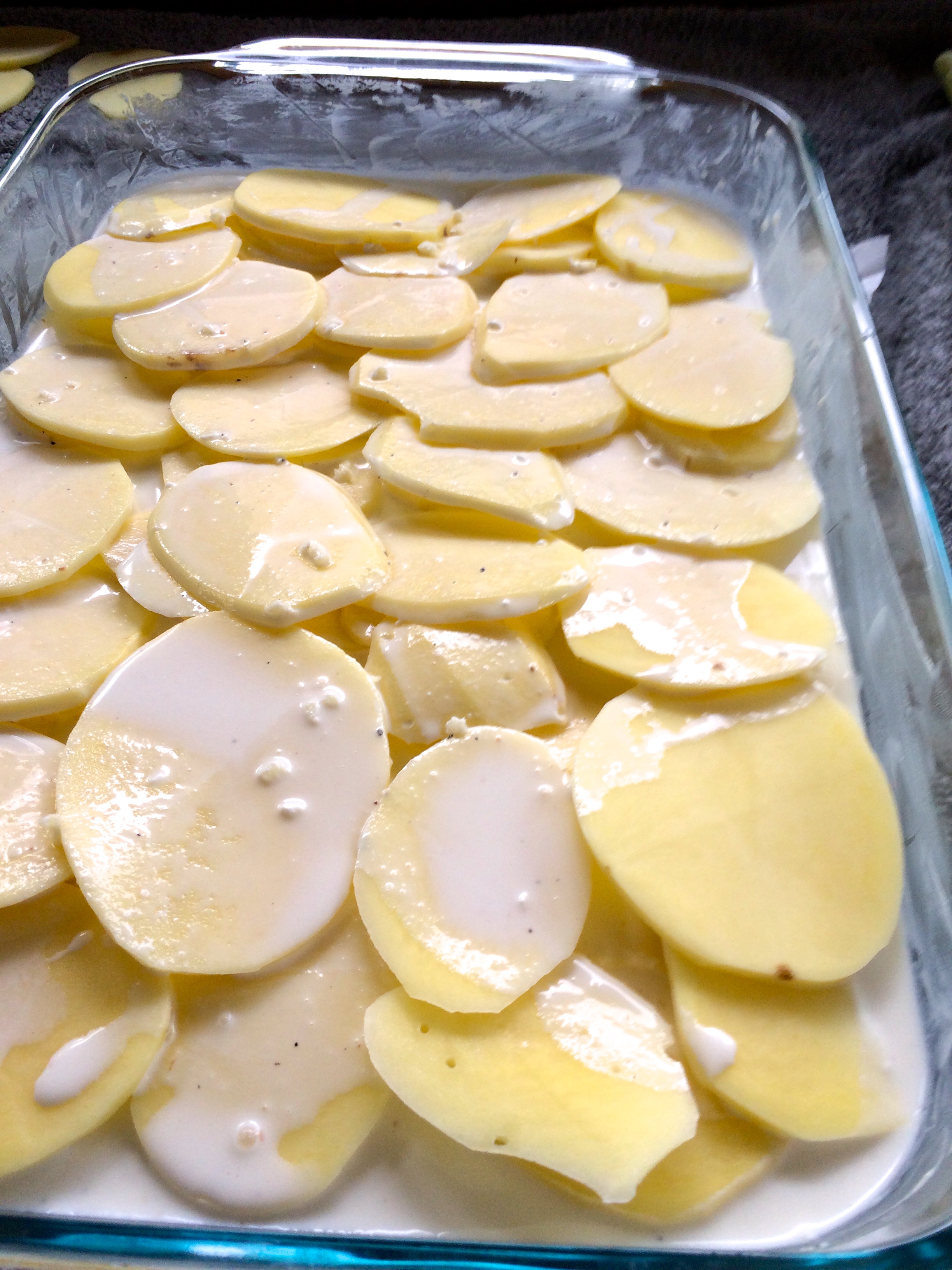 Картошка в молоке