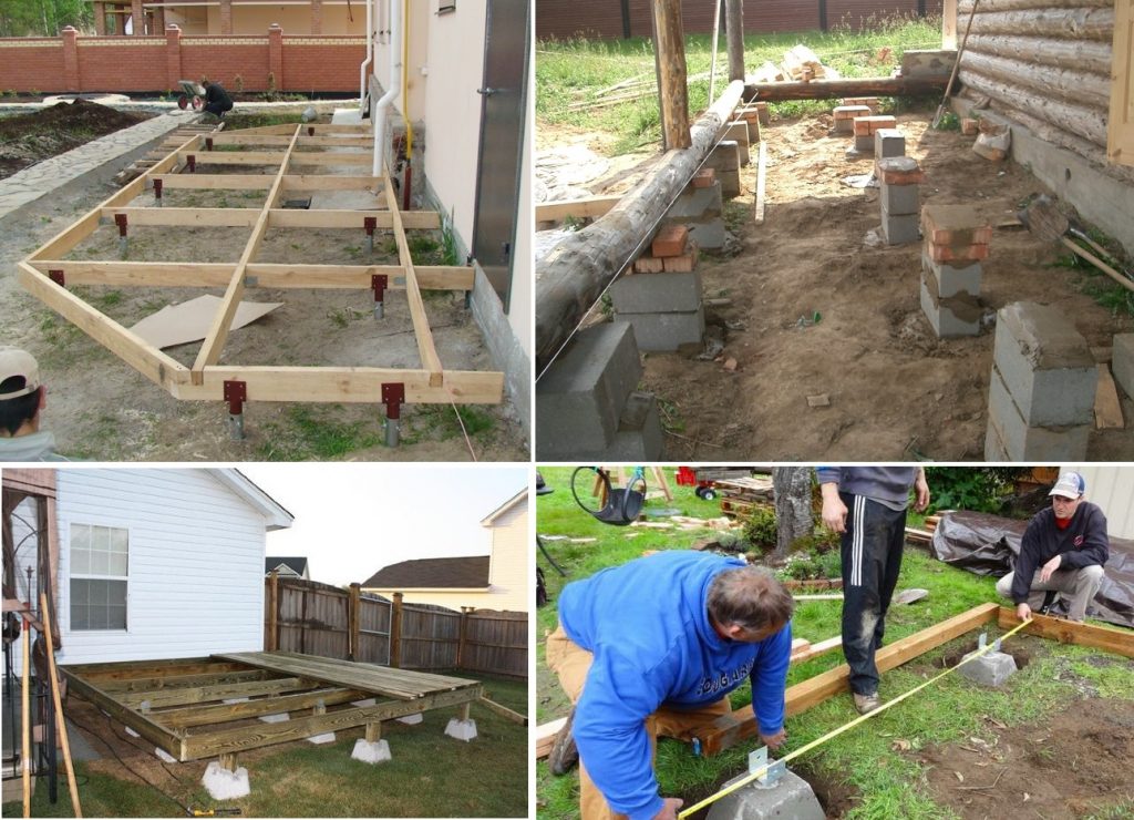 Варианты устройства легко фундамента