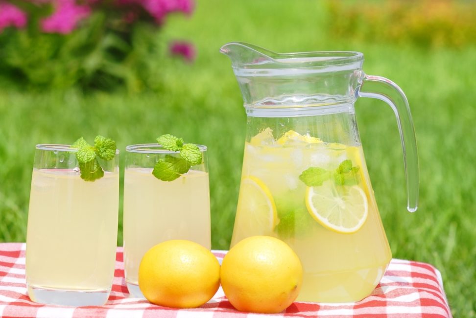 Классический лимонад из лимона