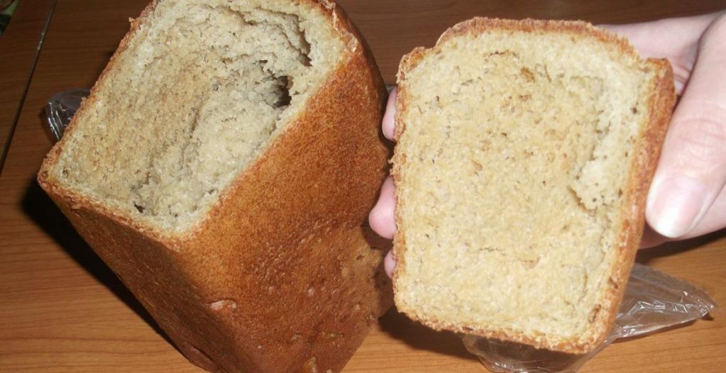 Не пропекшийся хлеб