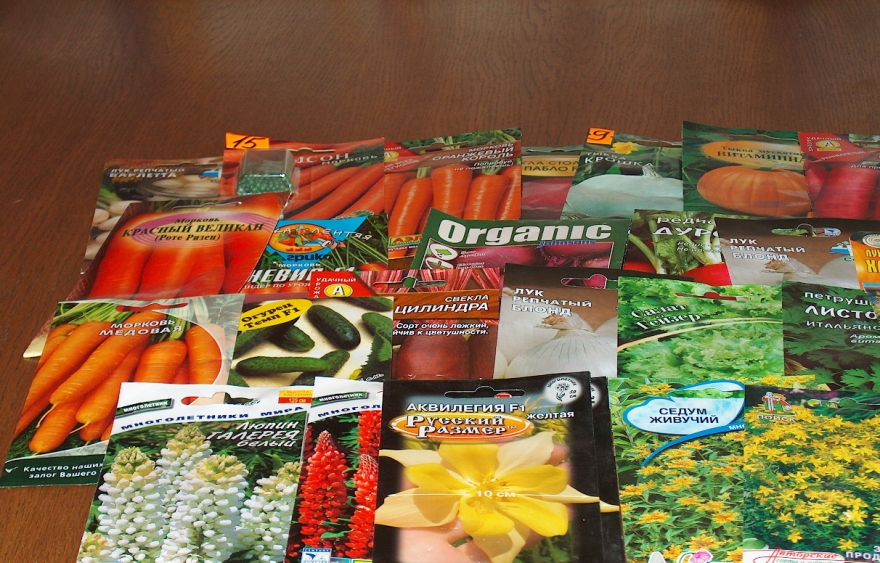 обилие выбора семян