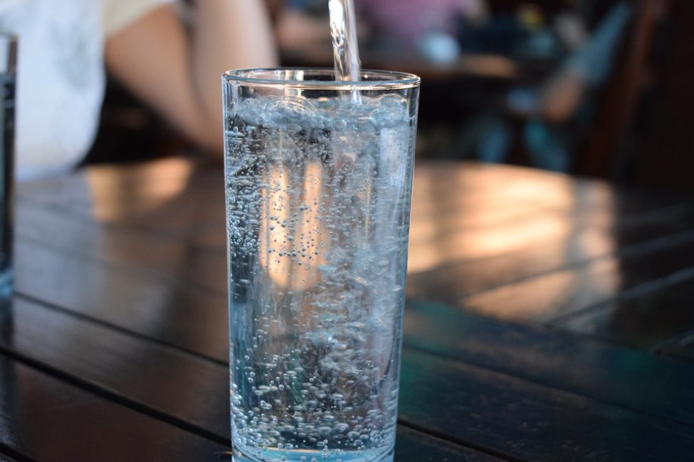 стакан с водой 