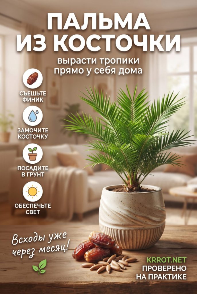 Финиковая пальма в домашних условиях