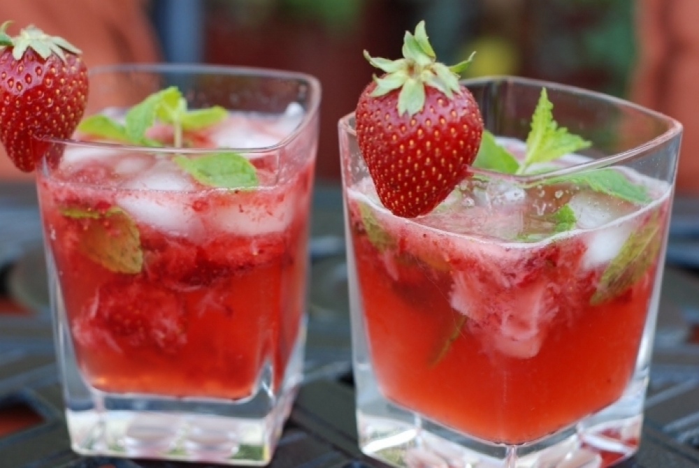 Клубничный квас