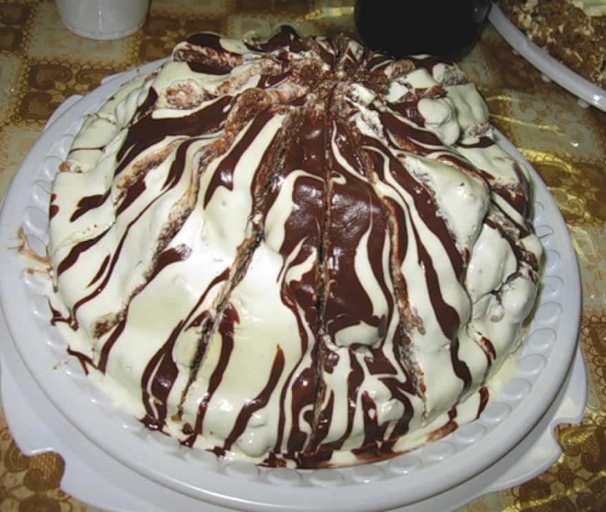 Торт вулкан рецепт с пошаговым фото с грецким орехом