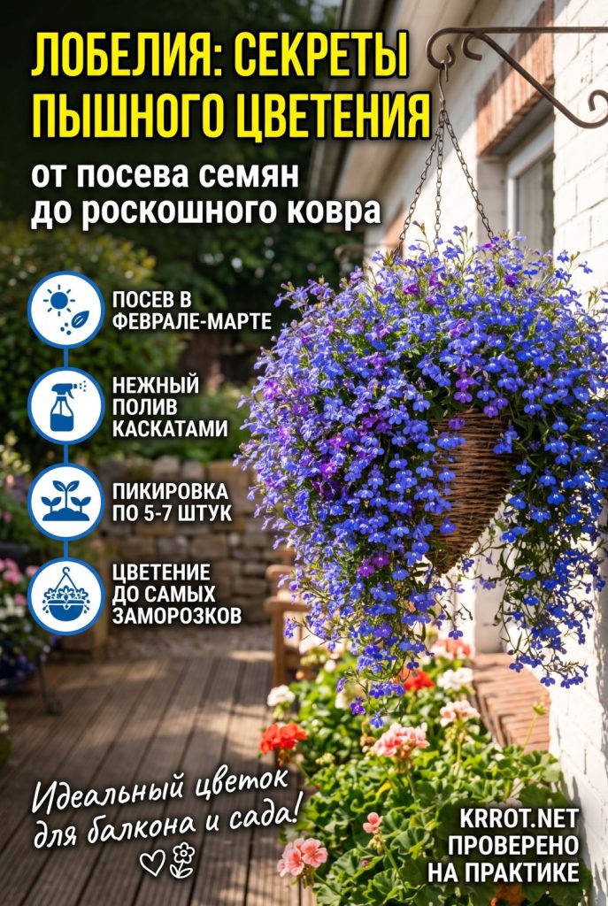Лобелия - описание, посадка и уход