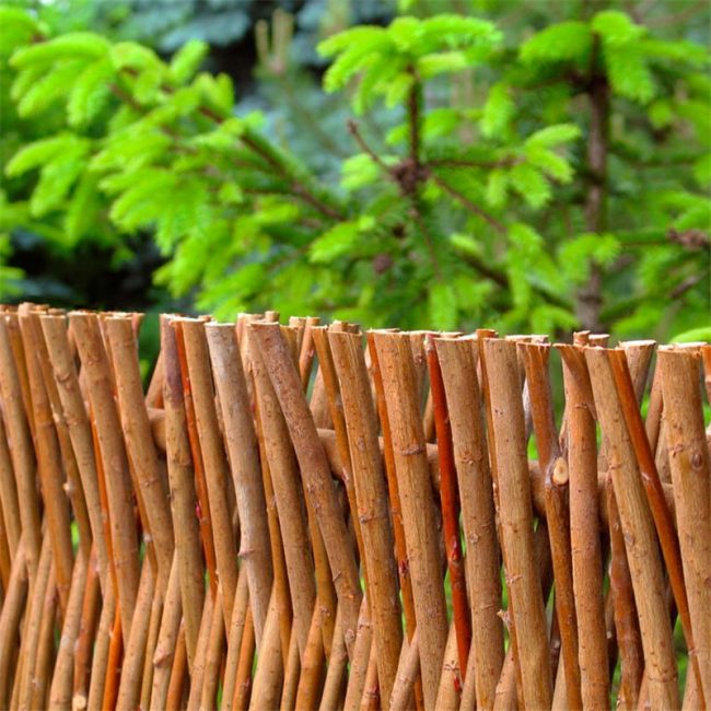 thick willow fence panels 900x1800 mm