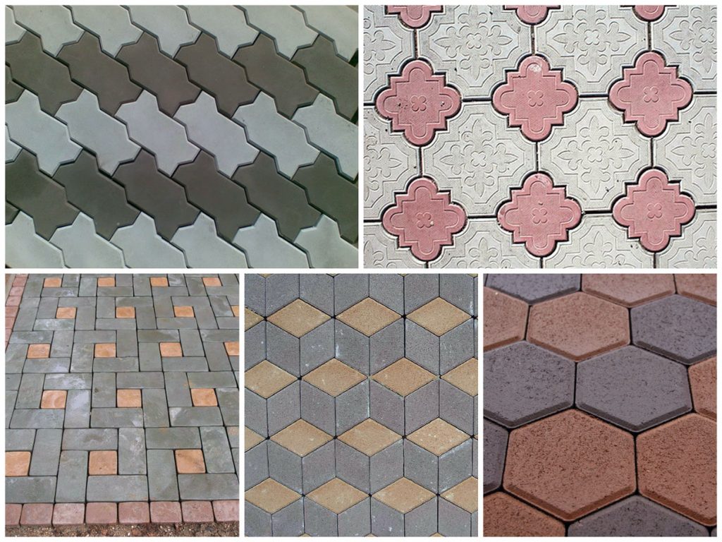Виды тротуарной плитки