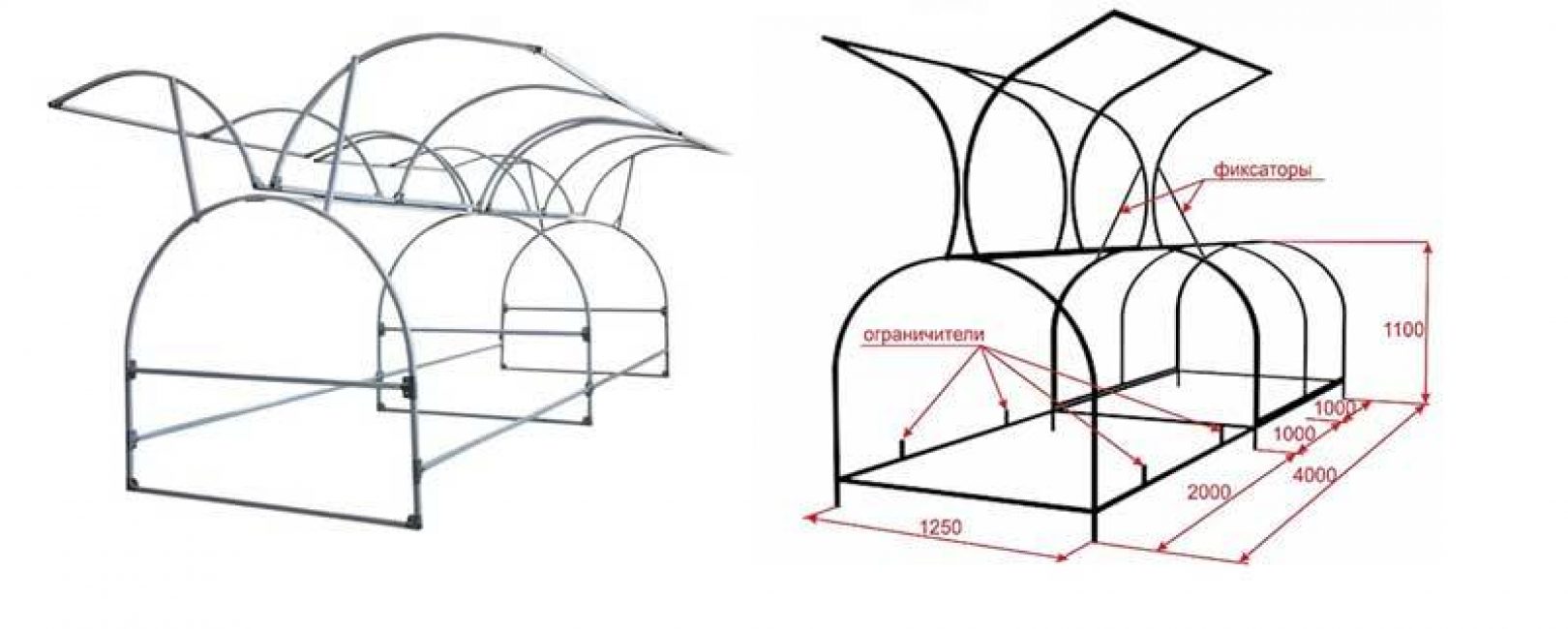 Парники из поликарбоната с открывающимся верхом своими руками чертежи и размеры