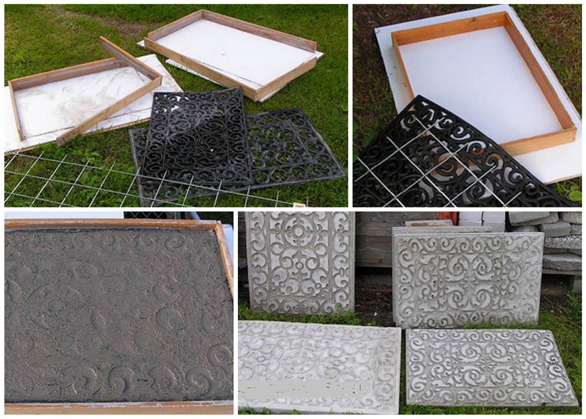 Поверх плитки можно отпечатать любой узор