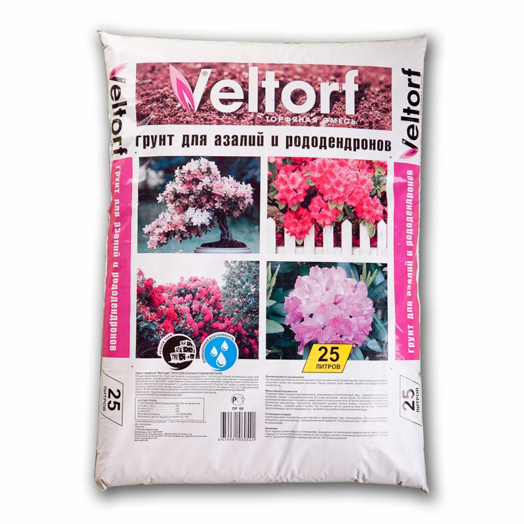 В продаже есть широкий выбор почвенных смесей для рододендронов