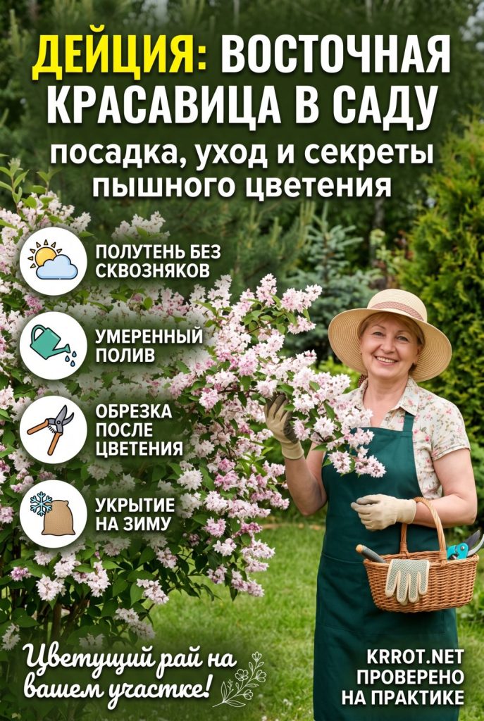 Дейция описание, виды, сорта и фото