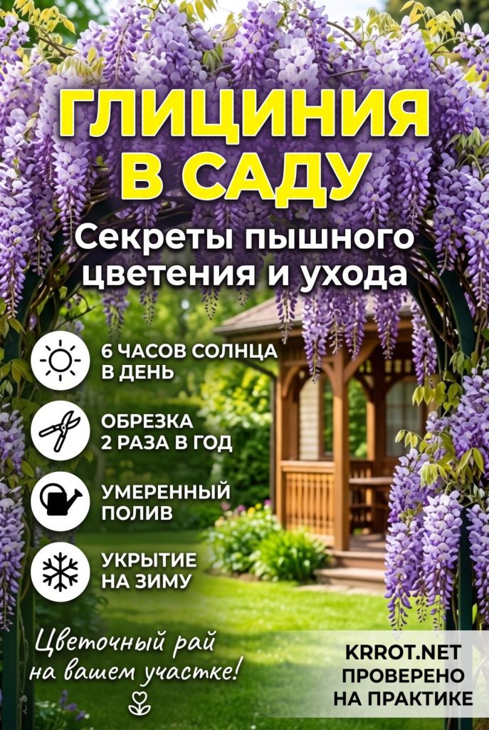 Глициния описание, выращивание, уход