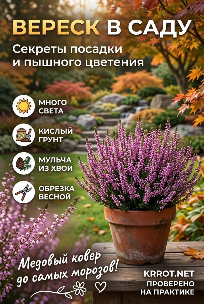 Вереск в саду описание и выращивание