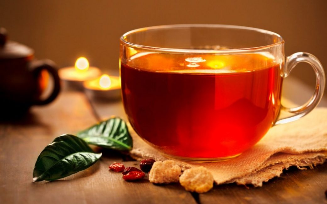 Цветочный чай помогает при простуде