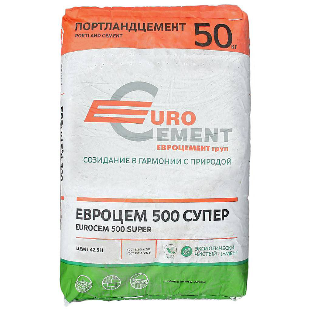 Нужно выбирать цемент не ниже хорошего качества, не ниже м500