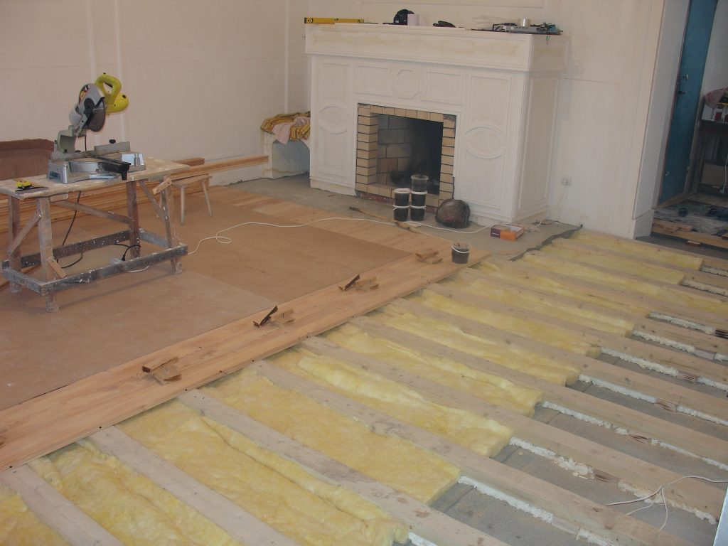 Каркасный пол