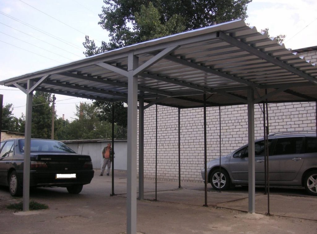 Навесы из профнастила