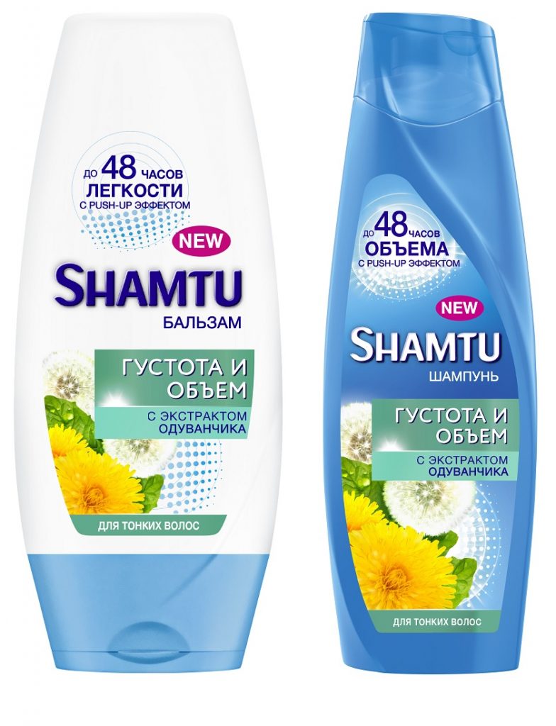 Шампунь с экстрактом одуванчика