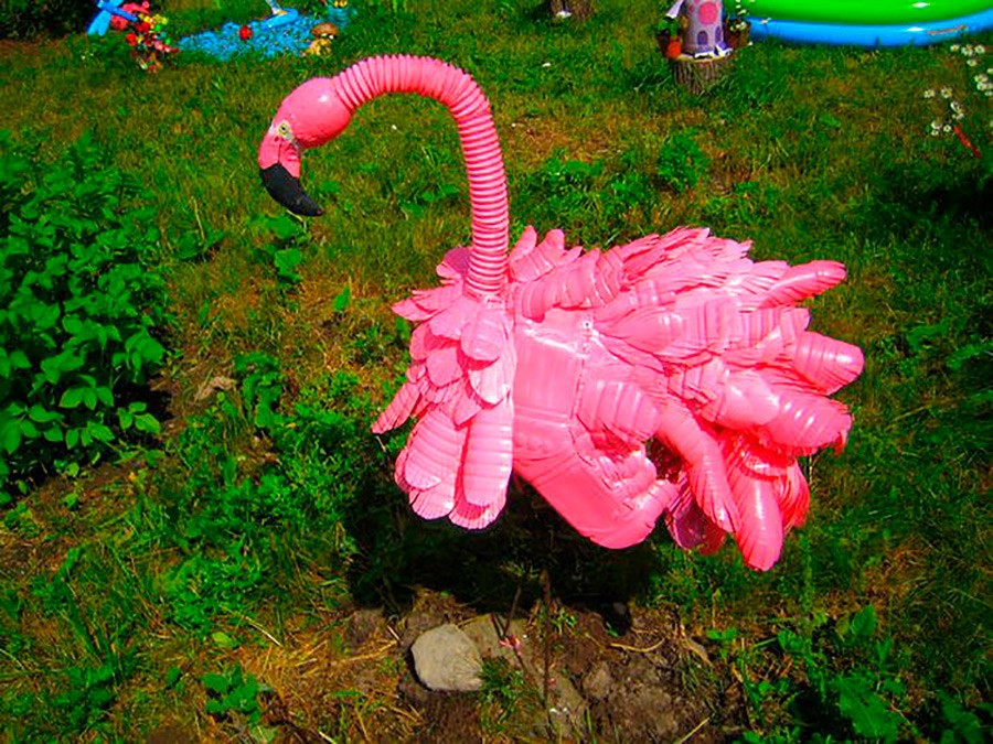 Розовый фламинго