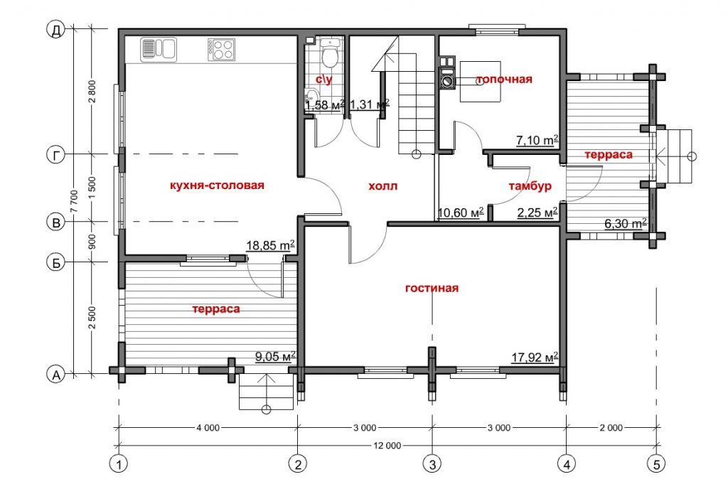 Актуальная схема здания