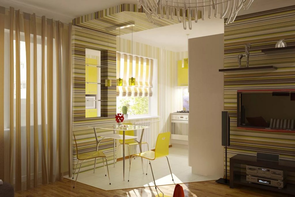 Результат частичного сноса перегородок