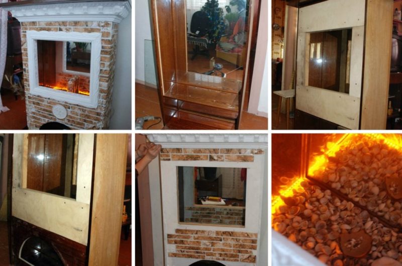 Этапы перерождения зеркального серванта