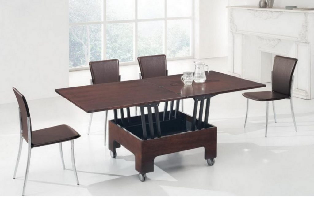 Изделие с двойной столешницей и регулируемой высотой