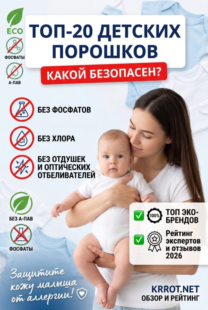 Лучшие детские стиральные порошки