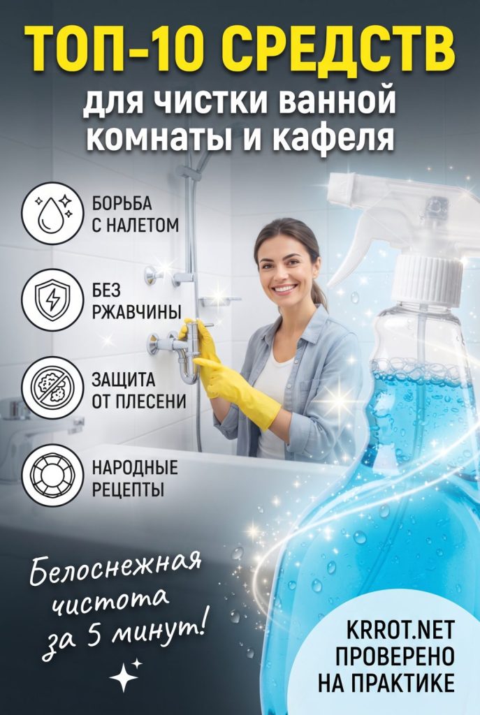 Топ-10 средств для чистки ванной