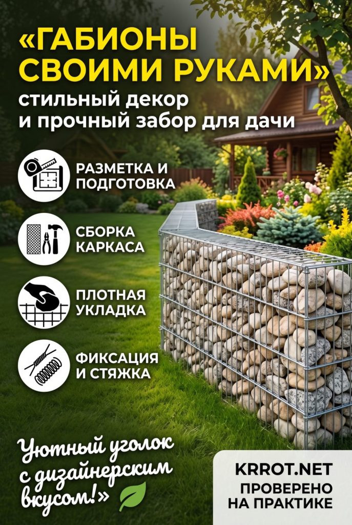 Как сделать габионы из сетки своими руками