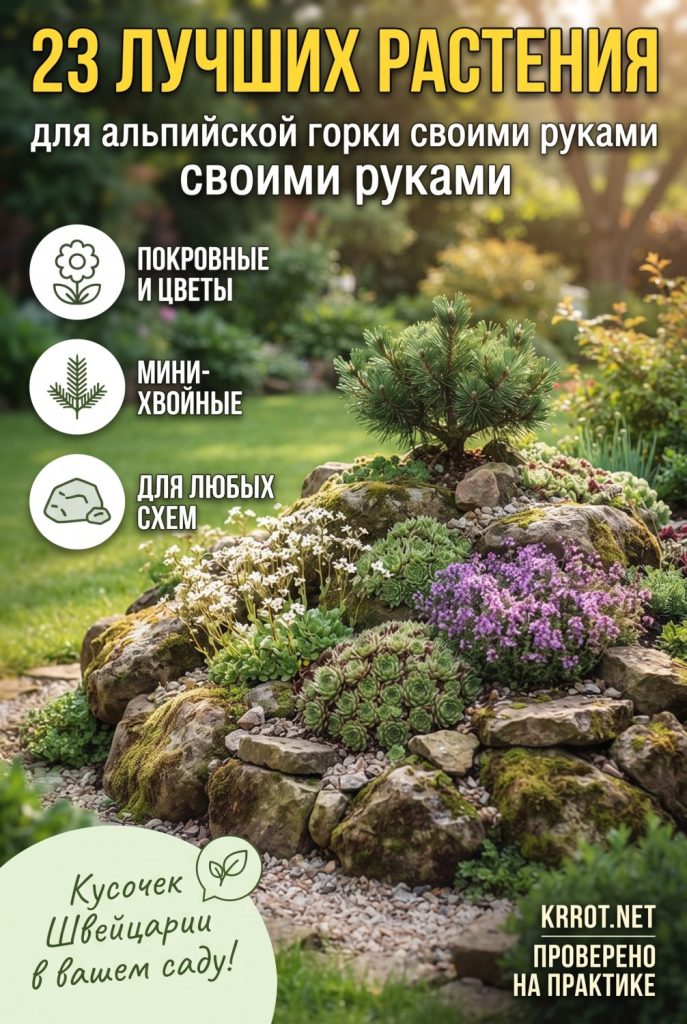 Растения для альпийской горки