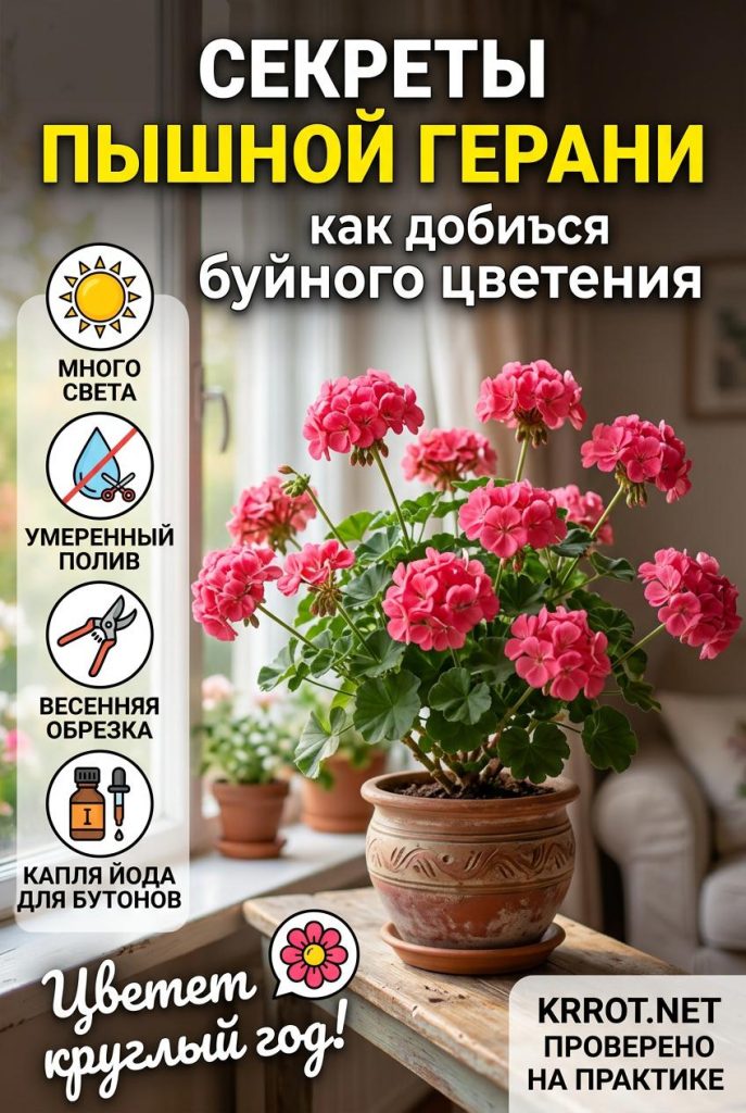 Герань описание, виды, уход, фото