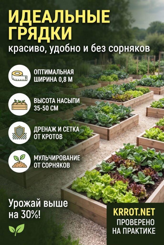 Высокие грядки своими руками