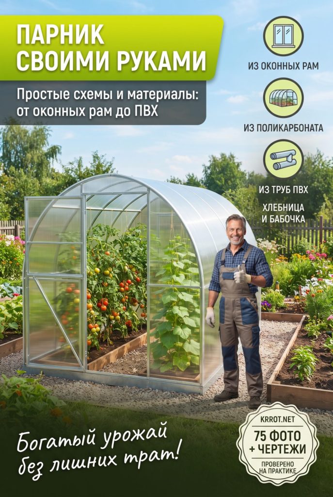 Как сделать парник своими руками из ПВХ, металла, дерева