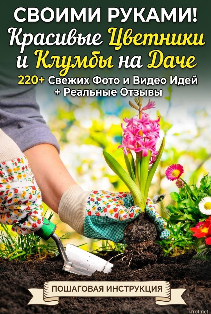 Клумбы на даче своими руками