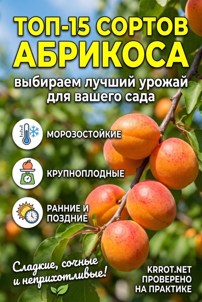 Лучшие сорта абрикоса