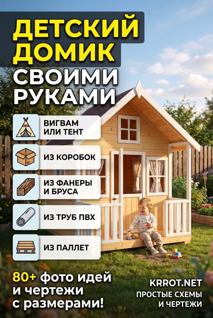 Детский домик своими руками