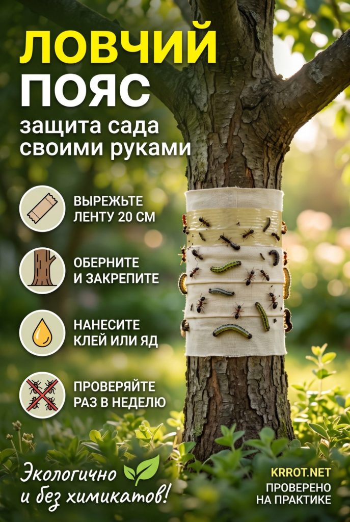 Ловчий пояс для плодовых