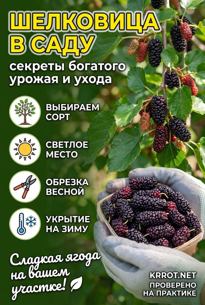 Шелковица описание сортов, выращивание, свойства полезные