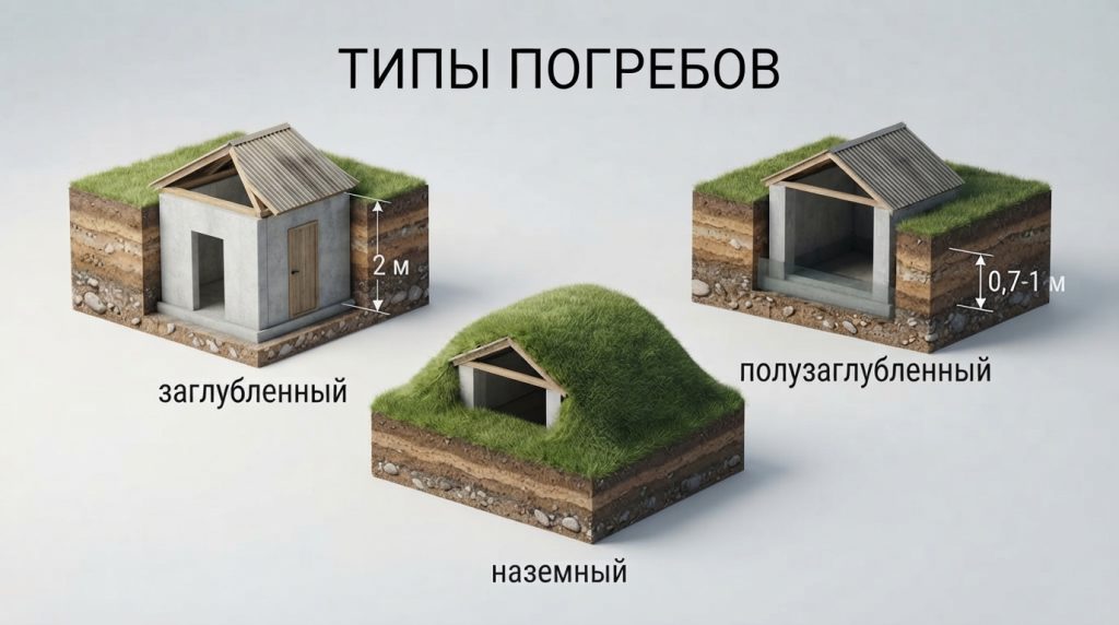 Типы погребов