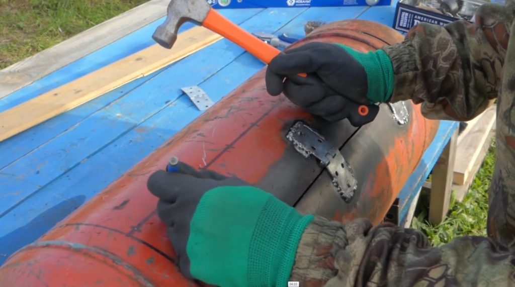 Изготовление отверстий под шампуры