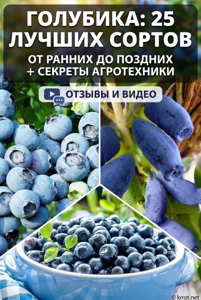 Голубика: описание 25 лучших сортов от ранних до позднеспелых. Секреты агротехники и полезные свойства ягоды (Фото & Видео) +Отзывы