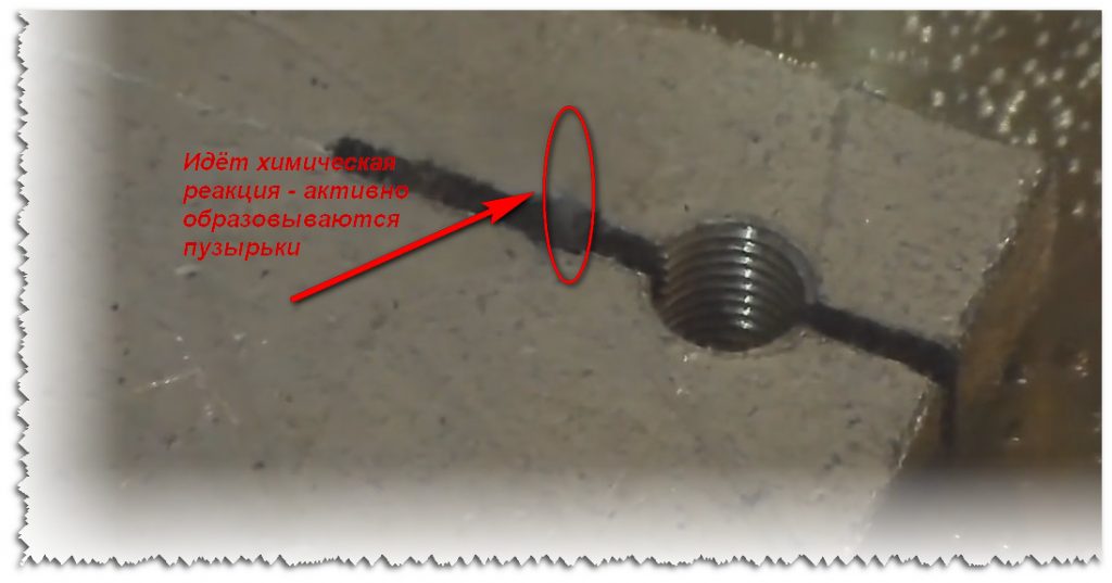 Визуализация химического процесса