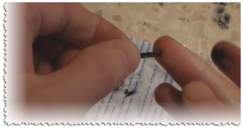 Метчик из заготовки успешно удалён