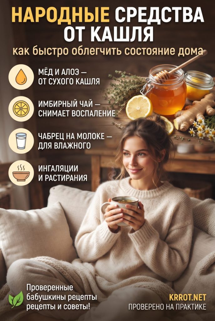 Народные средства от кашля