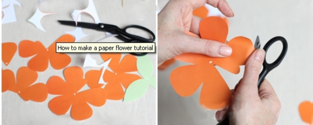 Закручивание лепестков