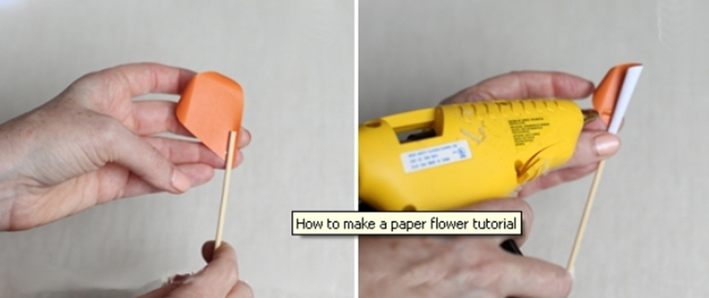 Крепление лепестков к шпажке