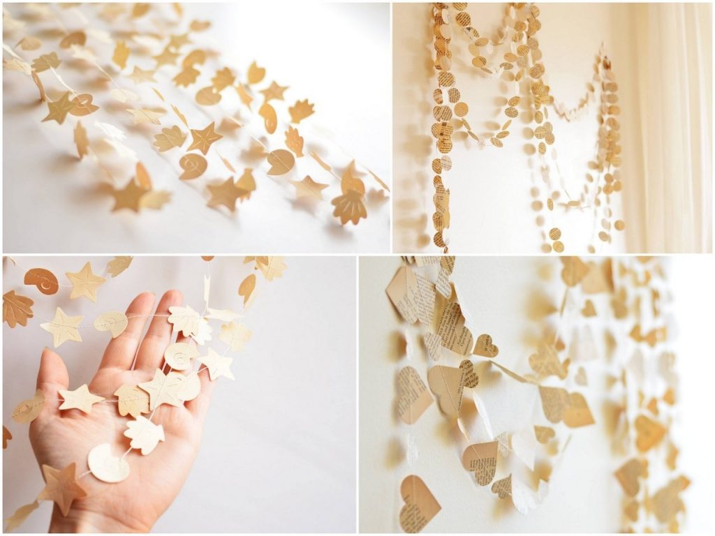 Самые простенькие гирлянды способны внести оживление в доме